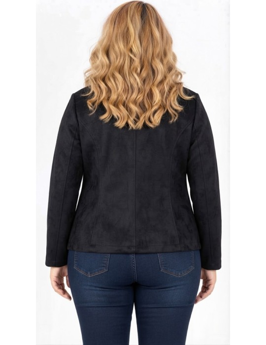 VESTE COURTE SUÉDINE