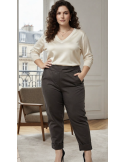 PANTALON Extensible Piment Rouge