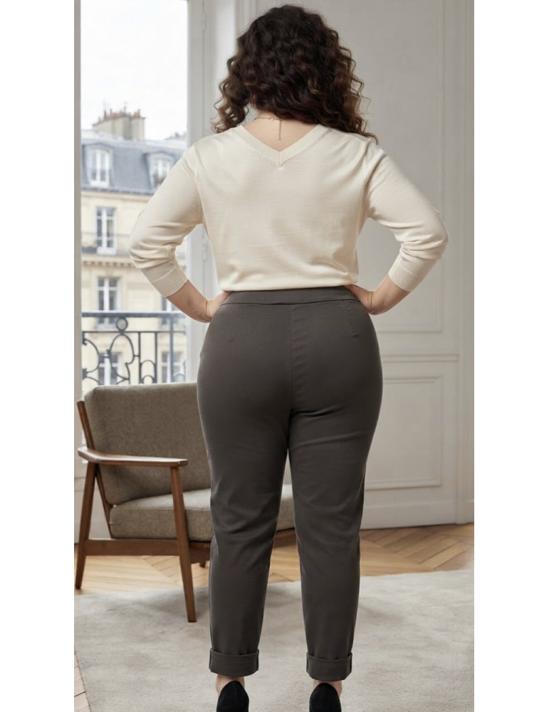 PANTALON Extensible Piment Rouge