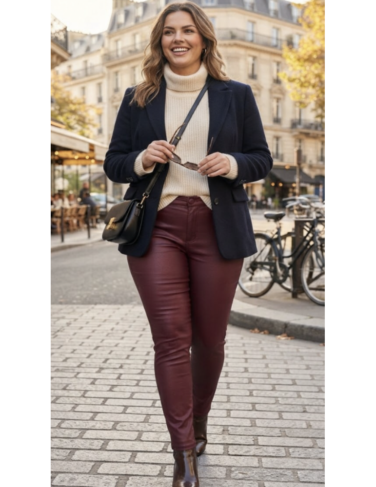 PANTALON SIMILI Haute Qualité