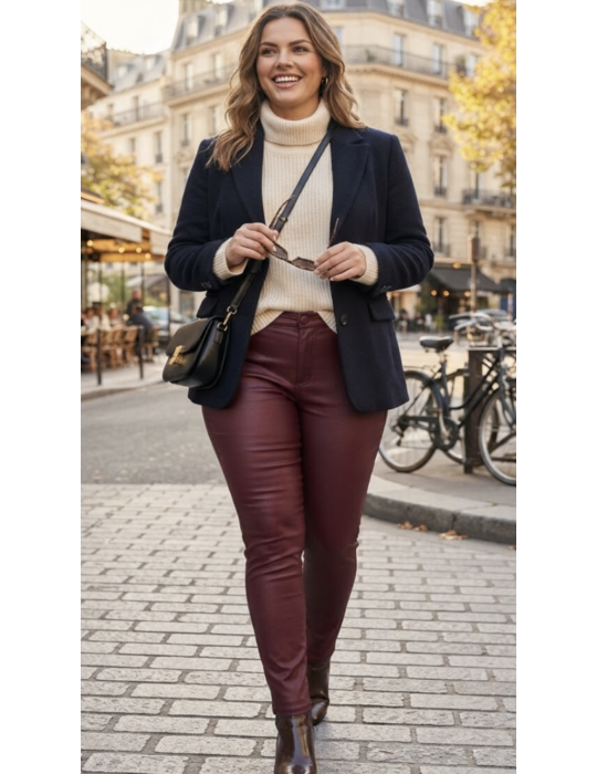 PANTALON SIMILI Haute Qualité