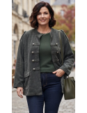 VESTE OFFICIER VELOURS