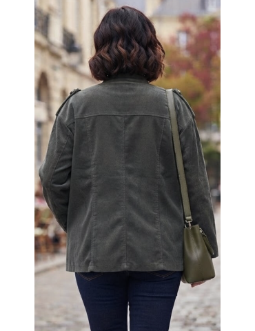 VESTE OFFICIER VELOURS 2