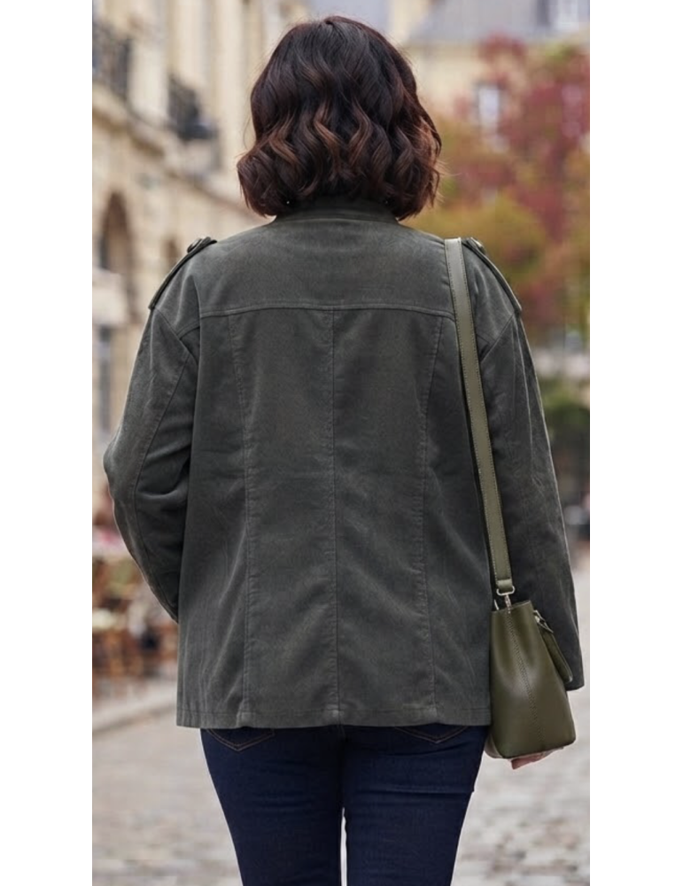VESTE OFFICIER VELOURS