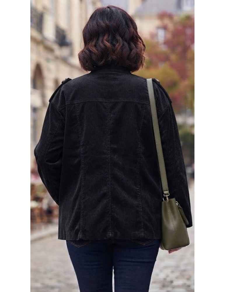 VESTE OFFICIER VELOURS