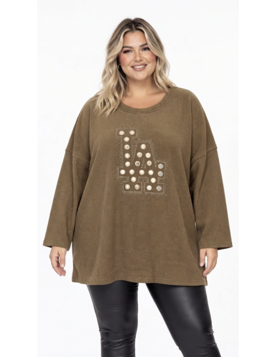 TUNIQUE VELOURS EXTENSIBLE