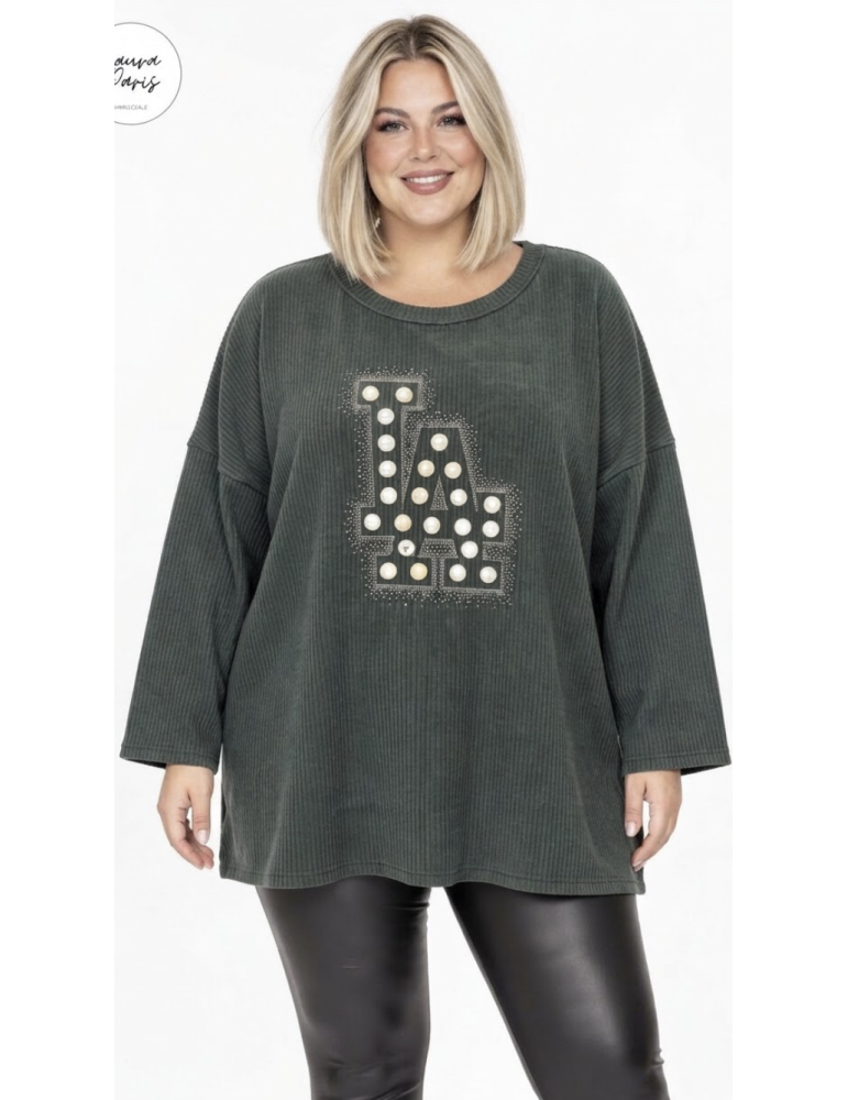 TUNIQUE VELOURS EXTENSIBLE