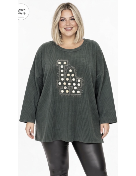TUNIQUE VELOURS EXTENSIBLE