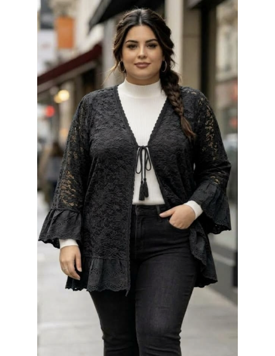 GILET DENTELLE