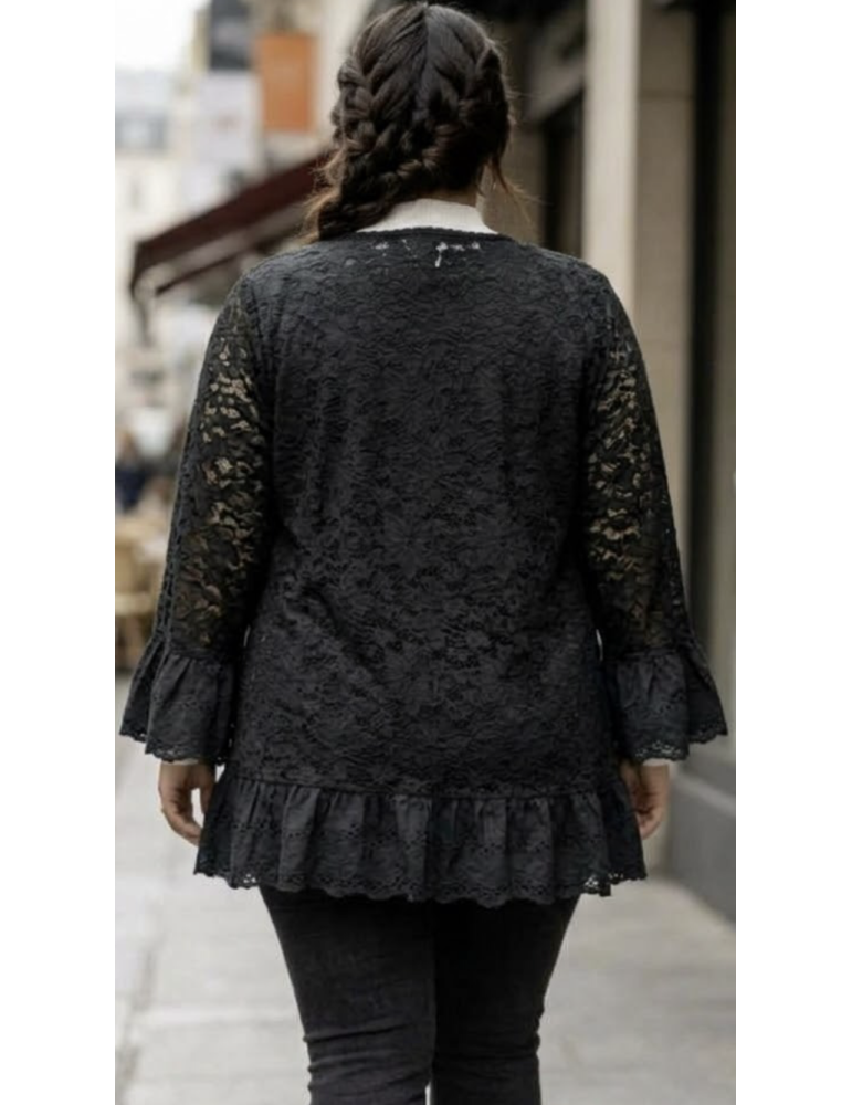 GILET DENTELLE