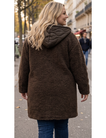 VESTE BOUCLETTE DOUBLÉE 2