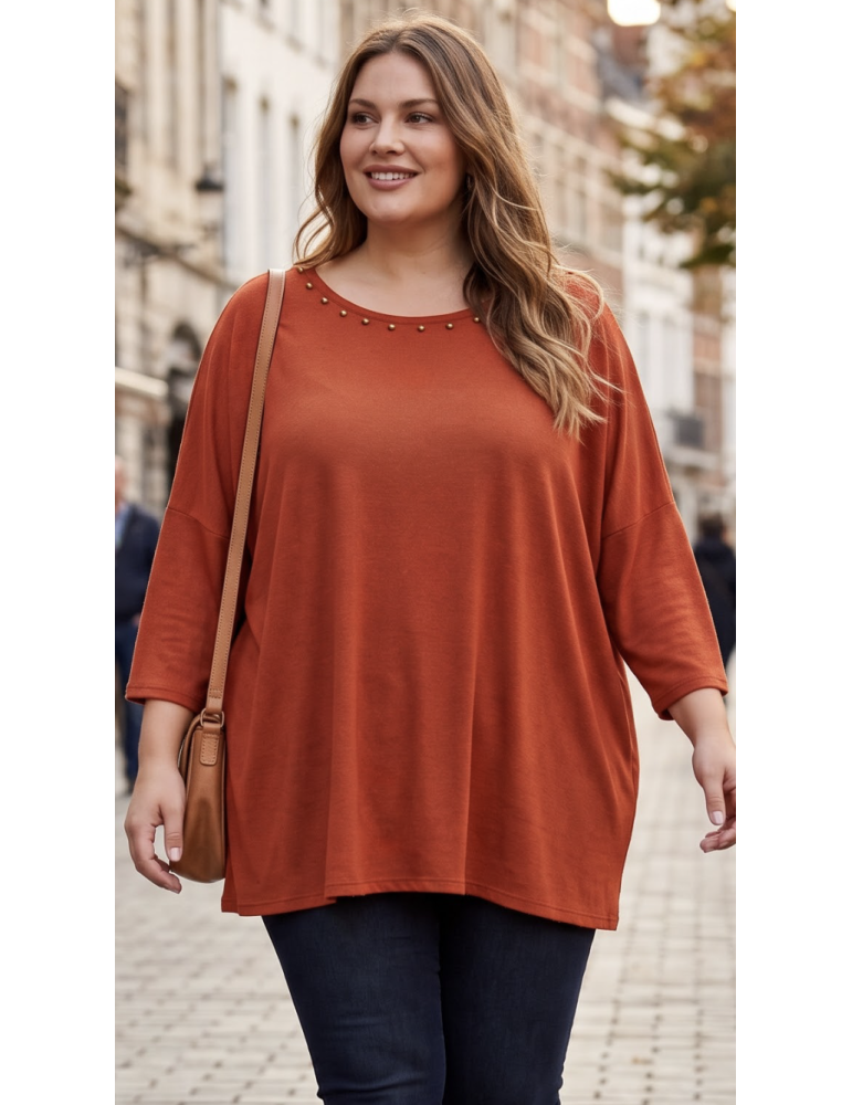 PULL AMPLE Maille Douce