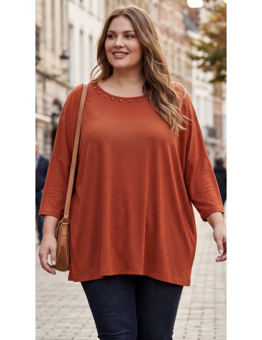 PULL AMPLE Maille Douce