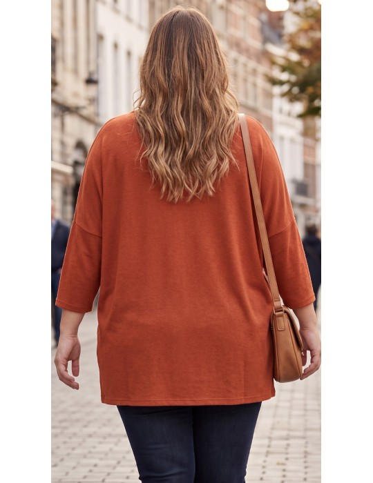 PULL AMPLE Maille Douce