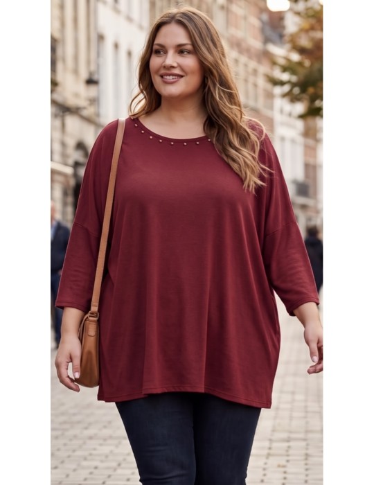 PULL AMPLE Maille Douce