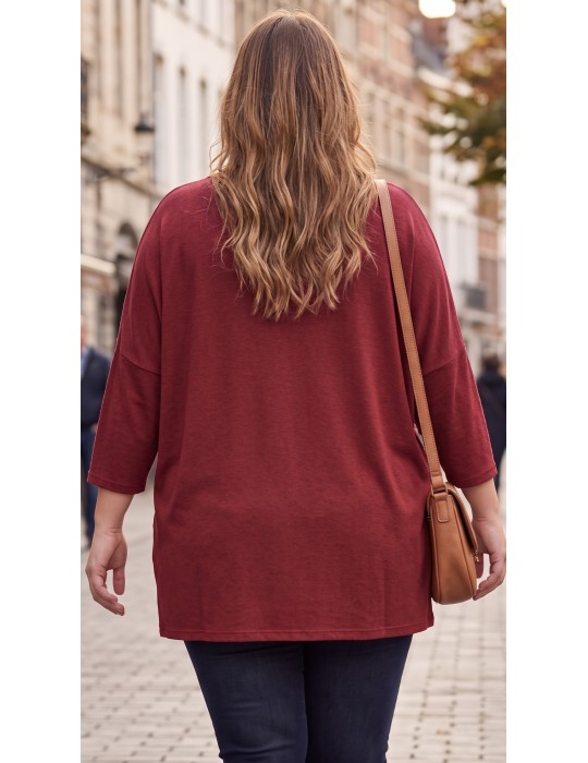 PULL AMPLE Maille Douce