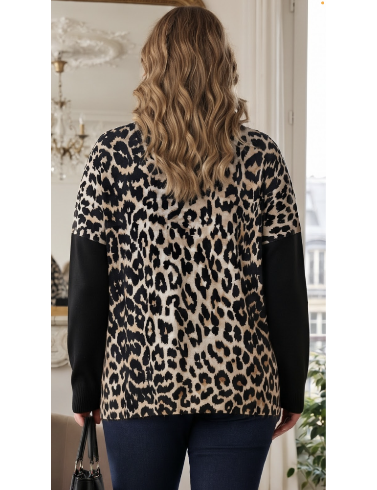 PULL CHAUD PANTHÈRE