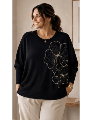 PULL CHIC BRODÉ