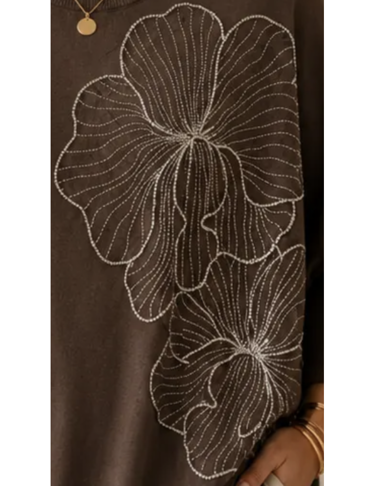 PULL CHIC BRODÉ