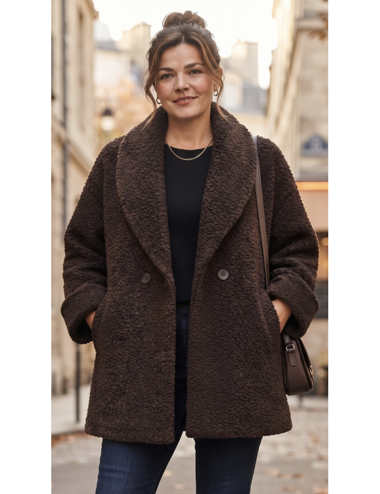 VESTE BOUCLETTE CHAUDE