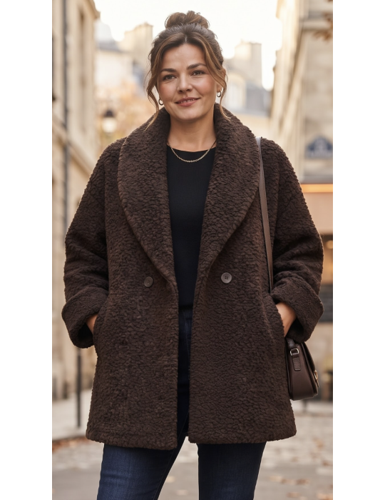 VESTE BOUCLETTE CHAUDE