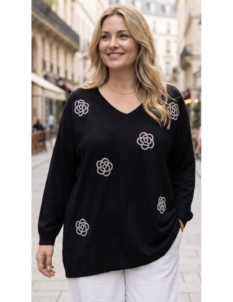 PULL HAUTE QUALITÉ STRASS