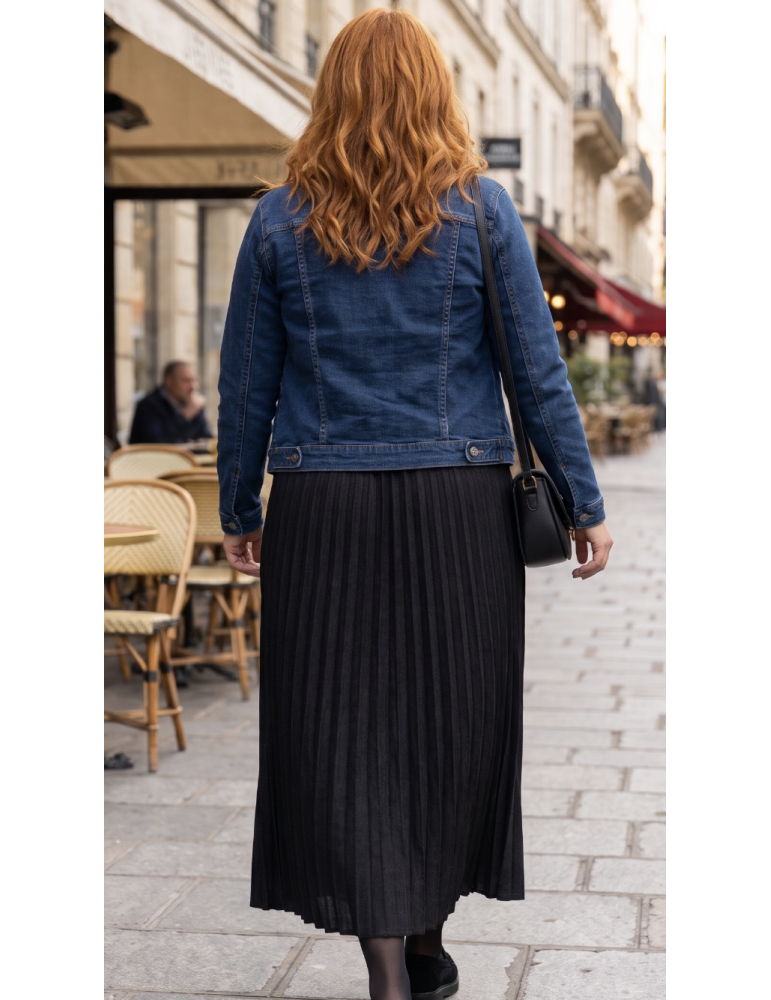 JUPE en Maille PLISSÉE