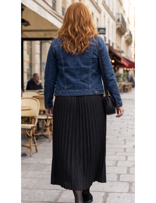 JUPE en Maille PLISSÉE