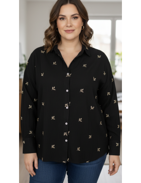 CHEMISE COTON BRODÉE