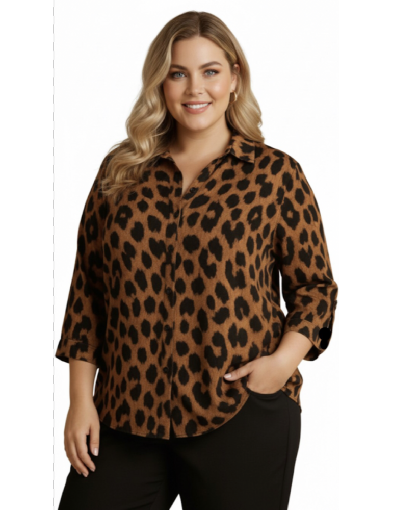 CHEMISE LÉOPARD