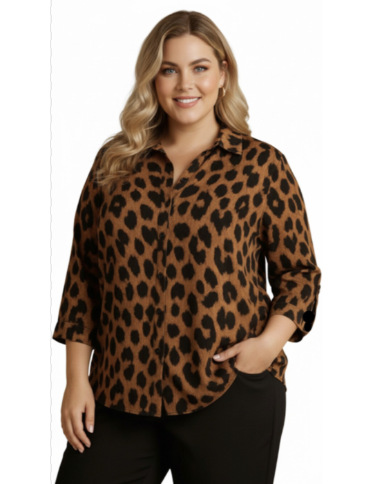 CHEMISE LÉOPARD