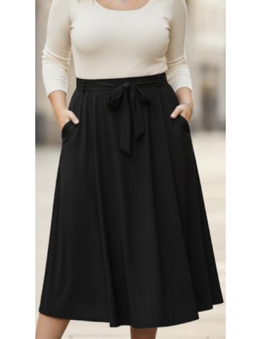 JUPE FLUIDE EXTENSIBLE