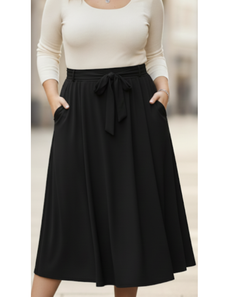 JUPE FLUIDE EXTENSIBLE