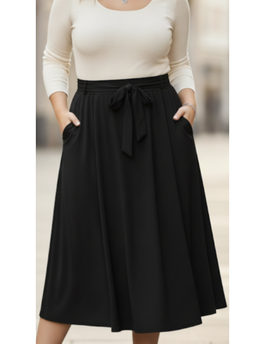 JUPE FLUIDE EXTENSIBLE