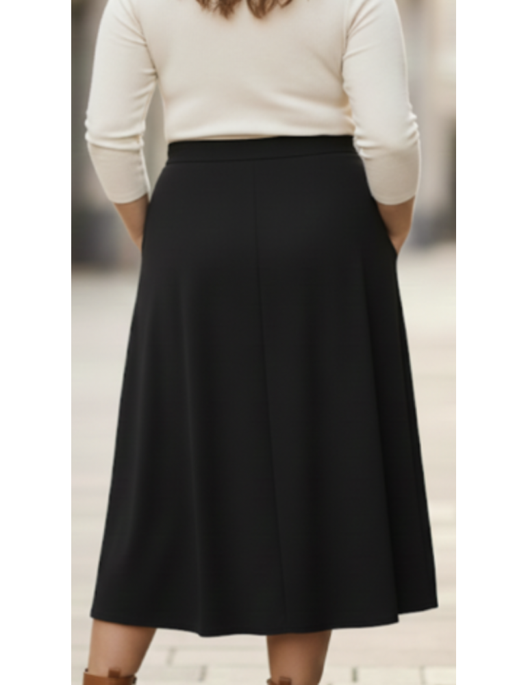 JUPE FLUIDE EXTENSIBLE