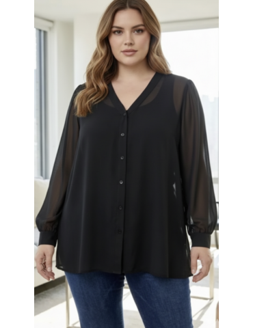 CHEMISE VOILE avec DÉBARDEUR