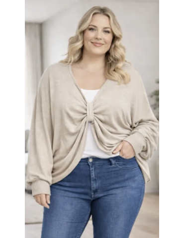 PULL FIN EFFET DRAPPÉ