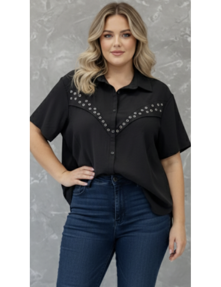 CHEMISE ŒILLET MÉTAL