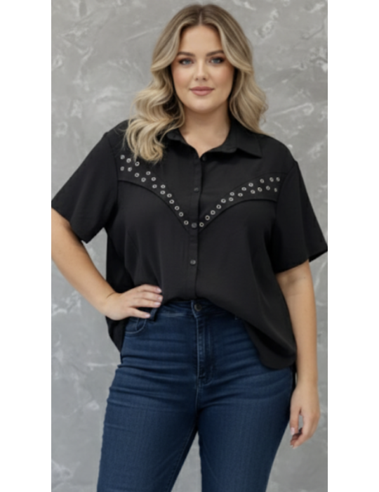CHEMISE ŒILLET MÉTAL