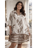 ROBE 80% COTON
