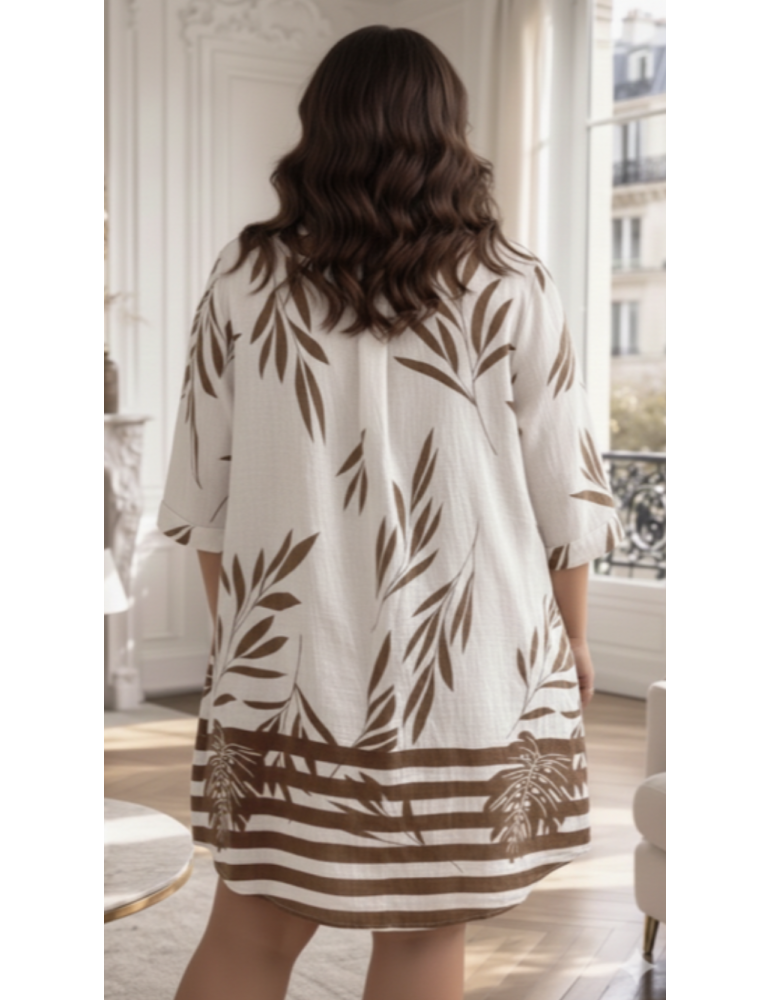 ROBE 80% COTON